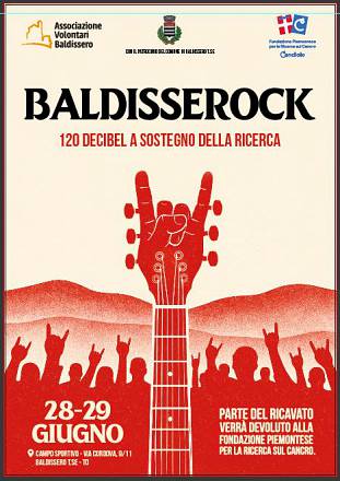 Baldisserock- 120 decibel a sostegno della ricerca